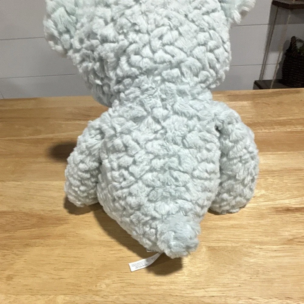 Mary Meyer Blue White Teddy Bear Plush, Medium 14-24 in, Washable 2011 OIT